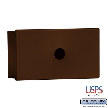 SALSBURY INDUSTRIES Salsbury Industries 1080ZU 6 x 3.25 x 2 in. Salsbury Key Keeper - Surface Mounted - USPS Access; Bronze 1080ZU